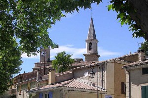 The village of Loriol du Comtat